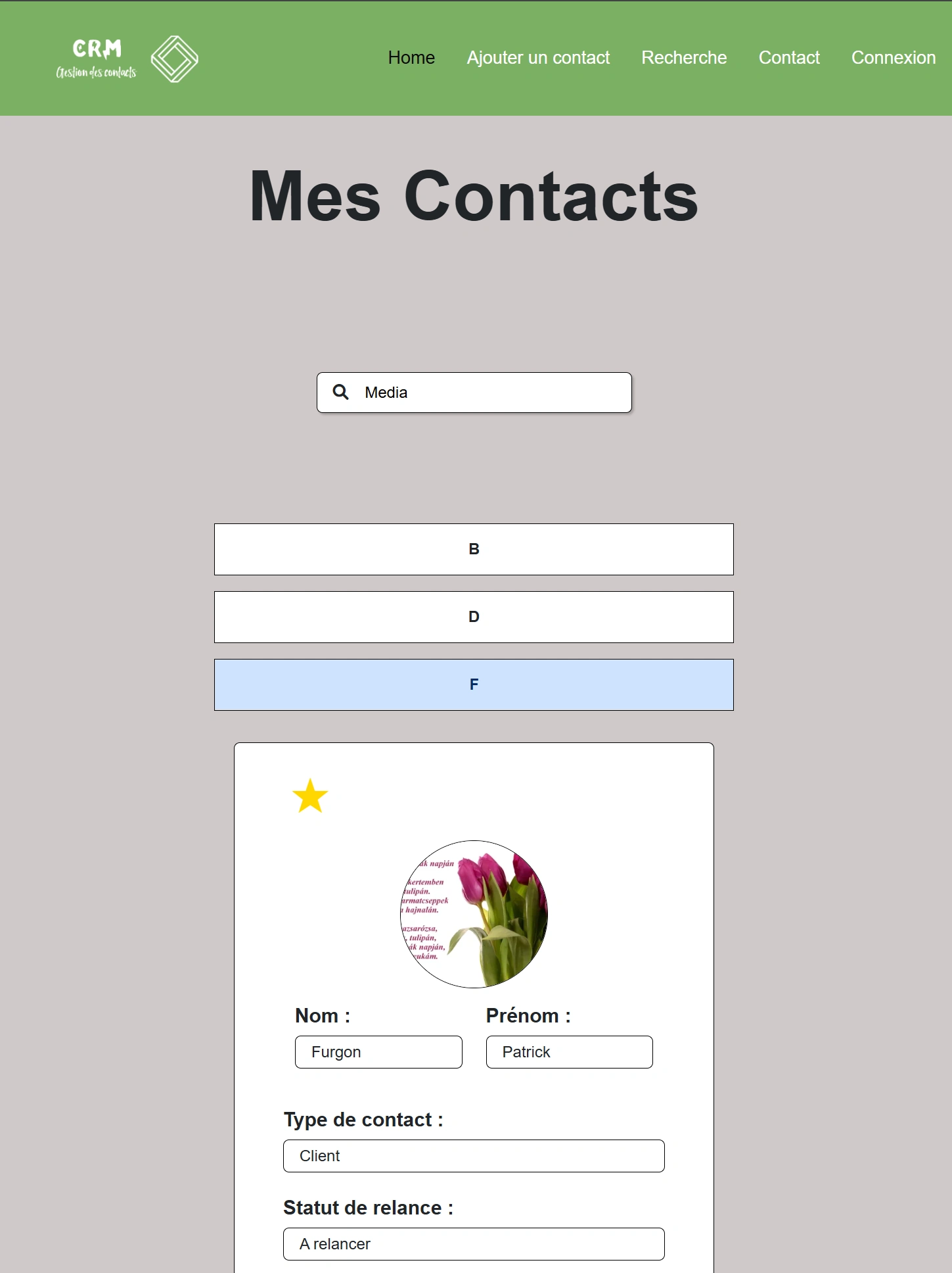 Recherche par entreprise